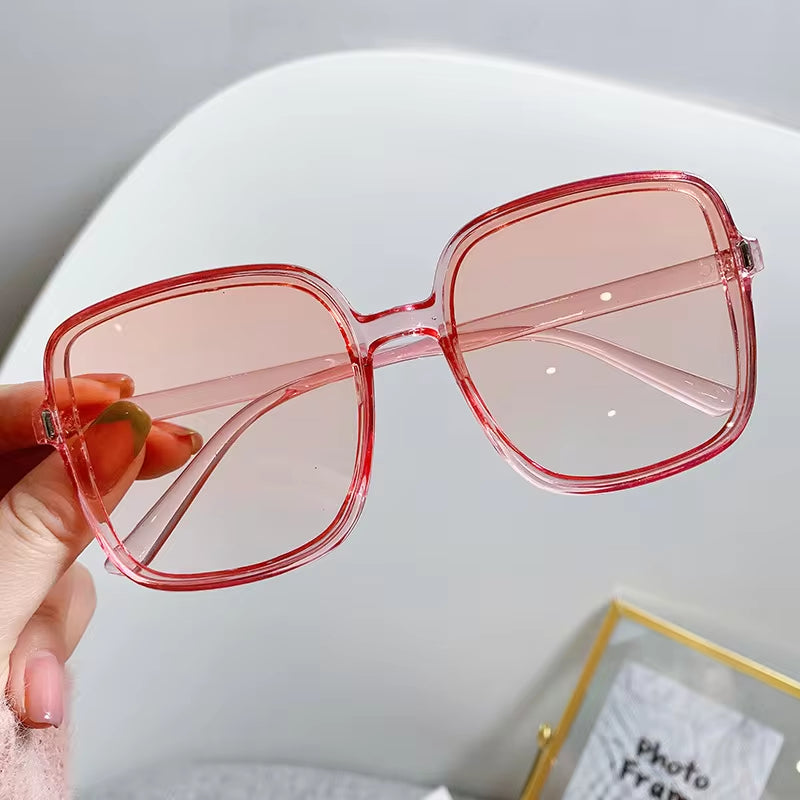 New Oversized Rectangle Sunglasses Women'S Fashion Square Sun Glasses Men'S Classic Vintage Eyewear UV400 Oculos De Sol