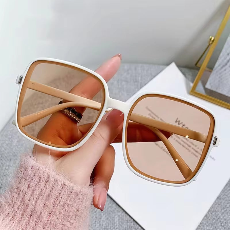 New Oversized Rectangle Sunglasses Women'S Fashion Square Sun Glasses Men'S Classic Vintage Eyewear UV400 Oculos De Sol