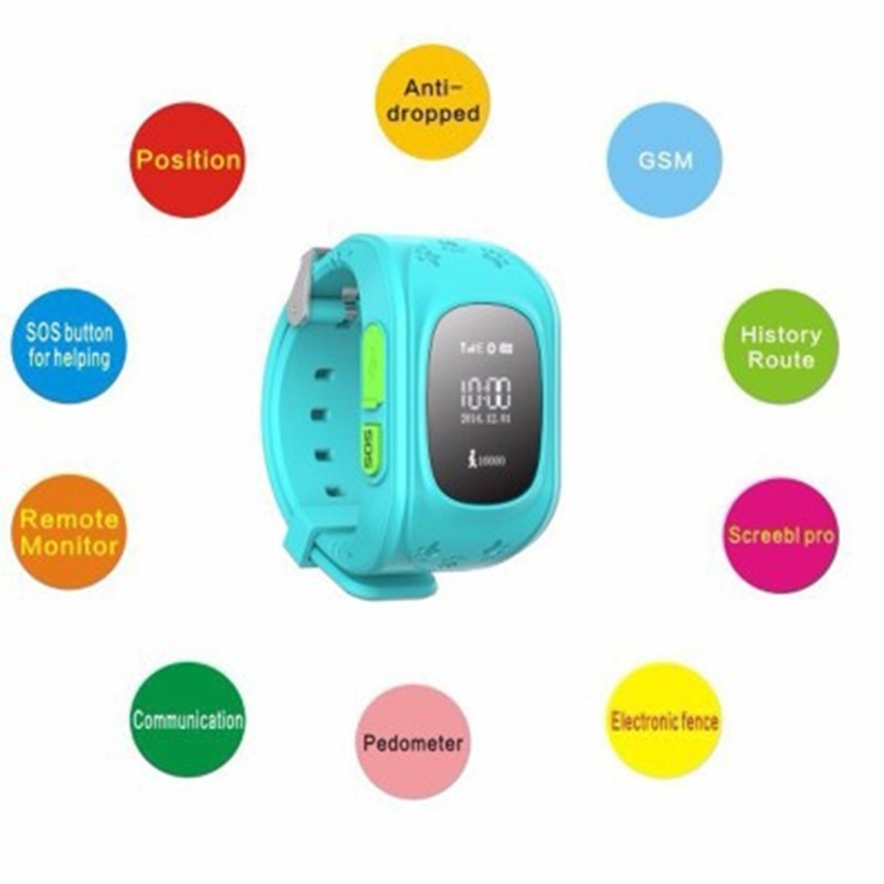 Anti Lost Kids Smart Watch Child GPS Tracker SOS Monitor Positioning