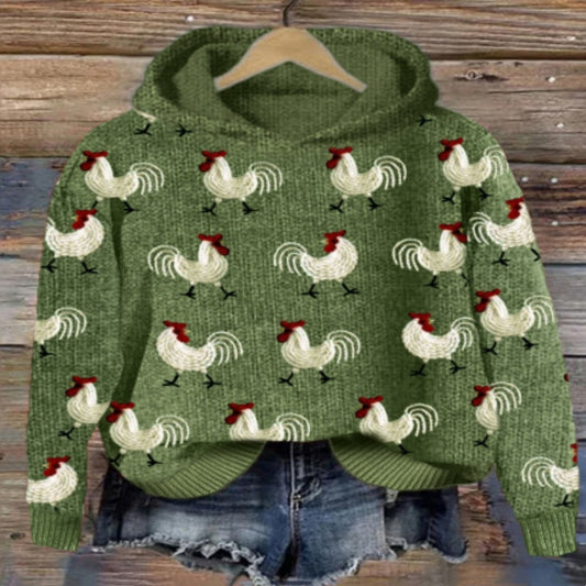 Digital Printing chicken or Dog Pattern Sweater